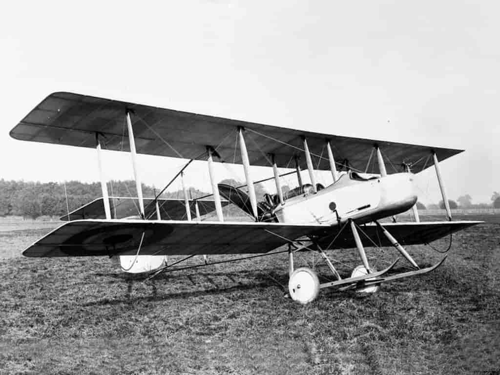 Самолет Виккерс F.B.5 «Ганбас» Королевского Воздушного Корпуса Великобритании